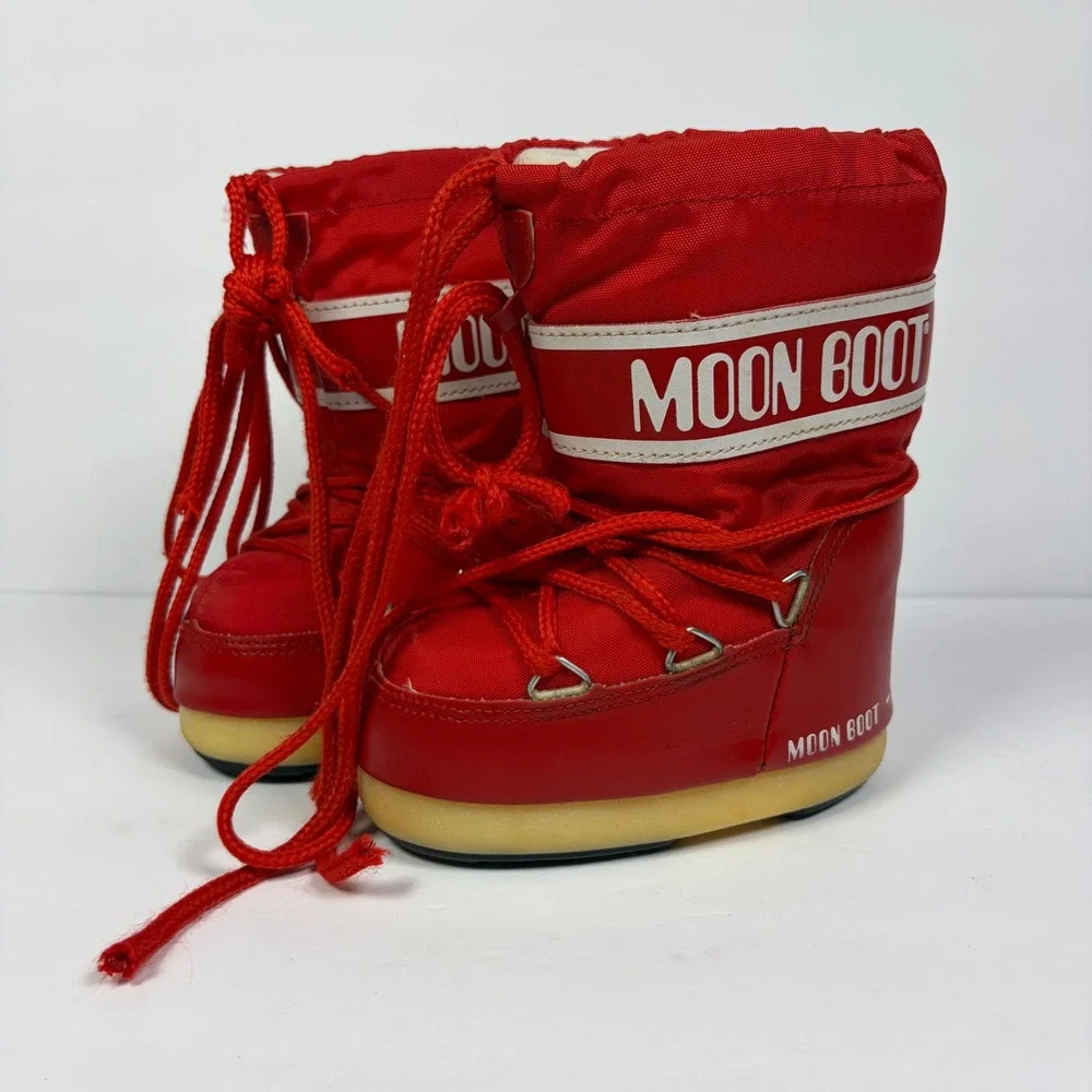 Moon Boot Snow Retro Space Retro Mooncore Winter Apres Ski Kids Size 7-9.5 US